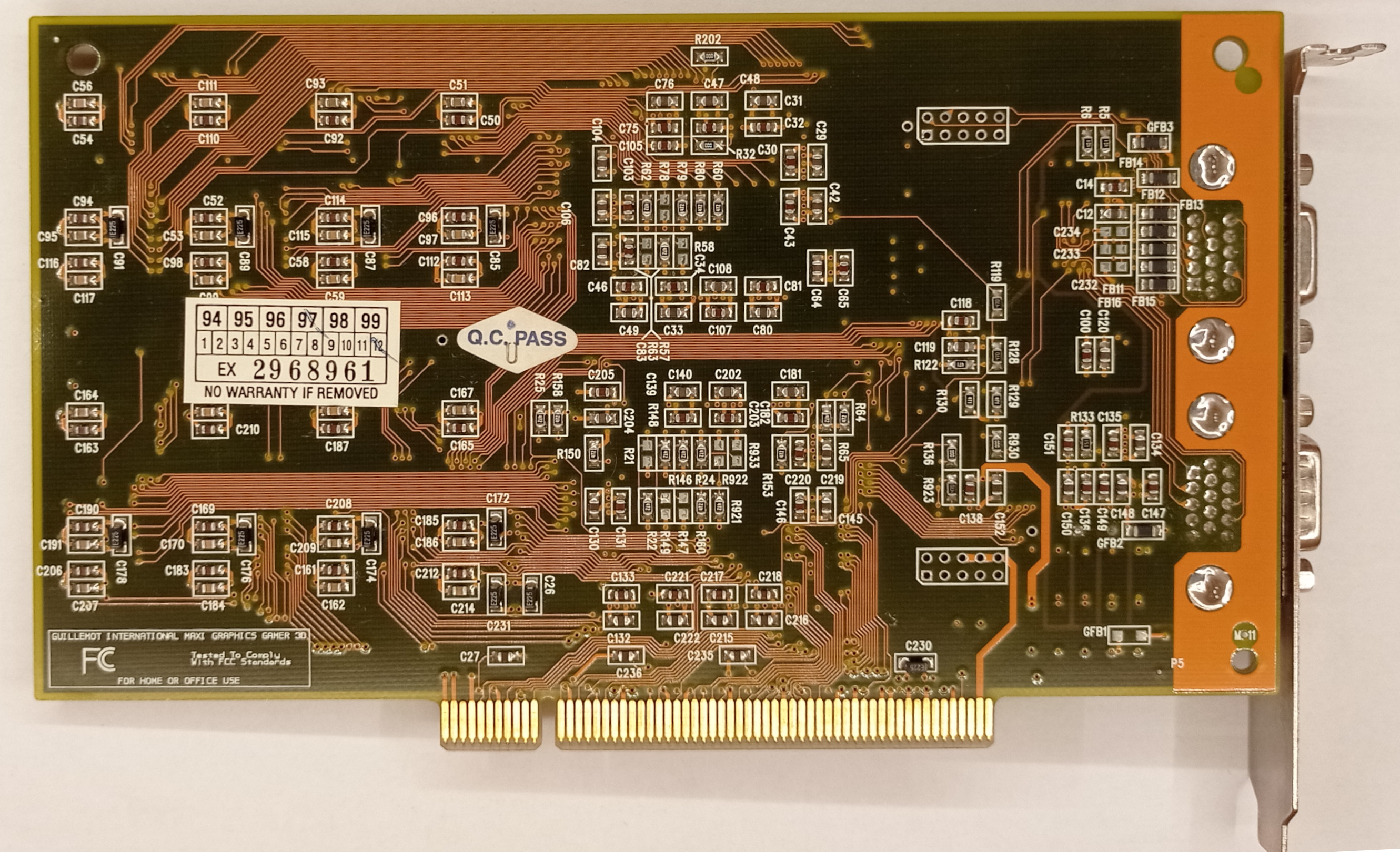 Voodoo 1 4MB (Guillemot MaxiGamer3D) [Back]