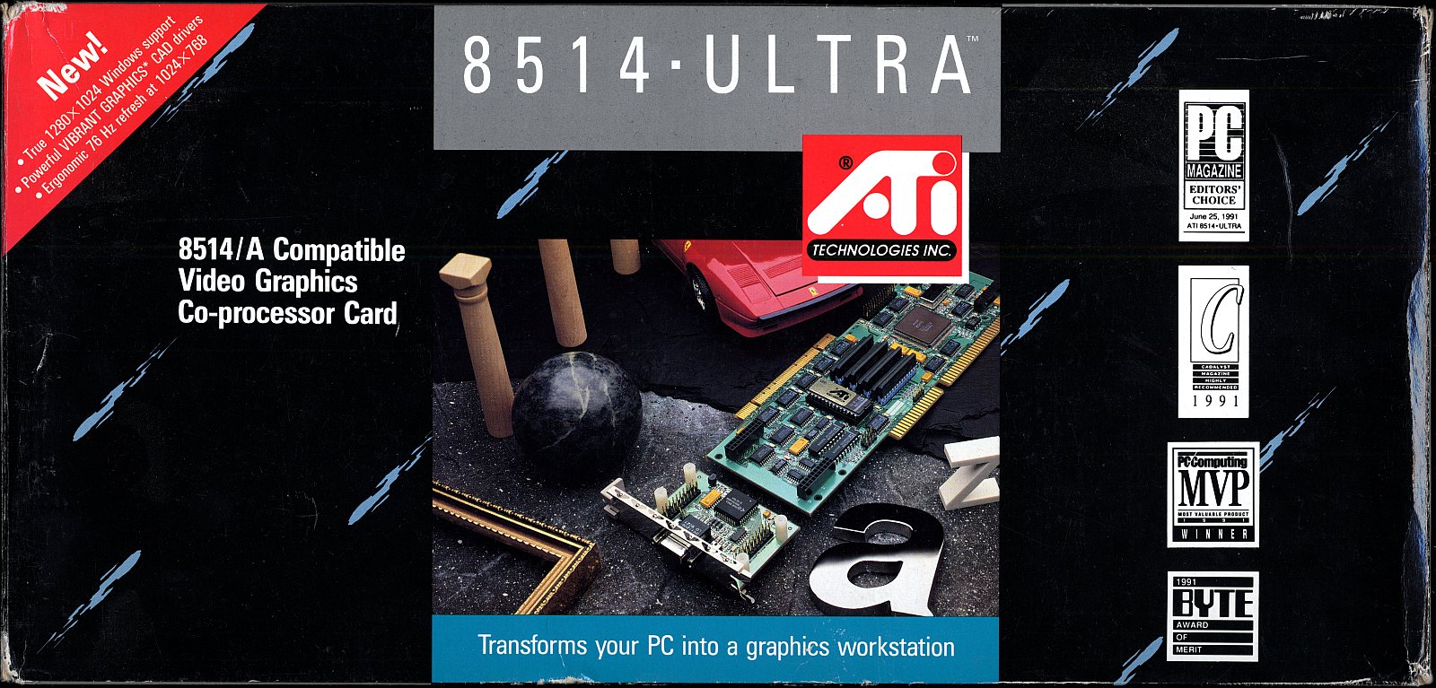 VGA Legacy MKIII - ATI 38800-1 mach8 (Graphics Ultra, 8514/Ultra, Graphics  Vantage)