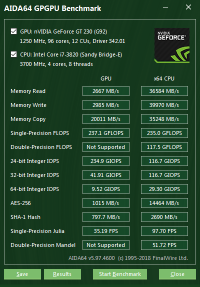 GeForce GT 230 GPGPU