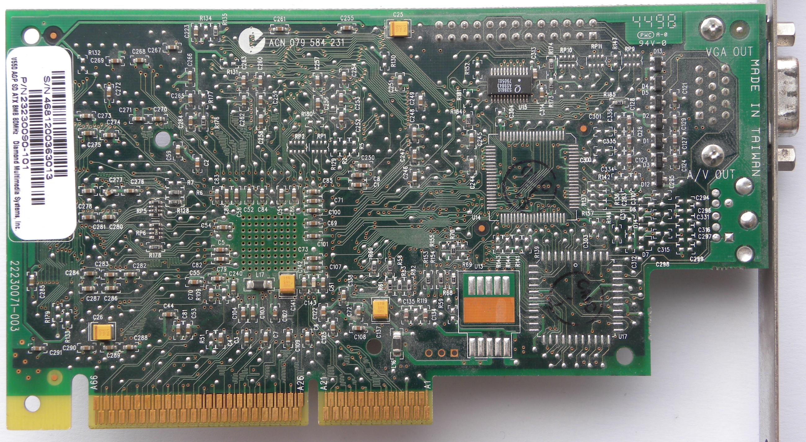 Diamond Viper V550 8MB 80MHz