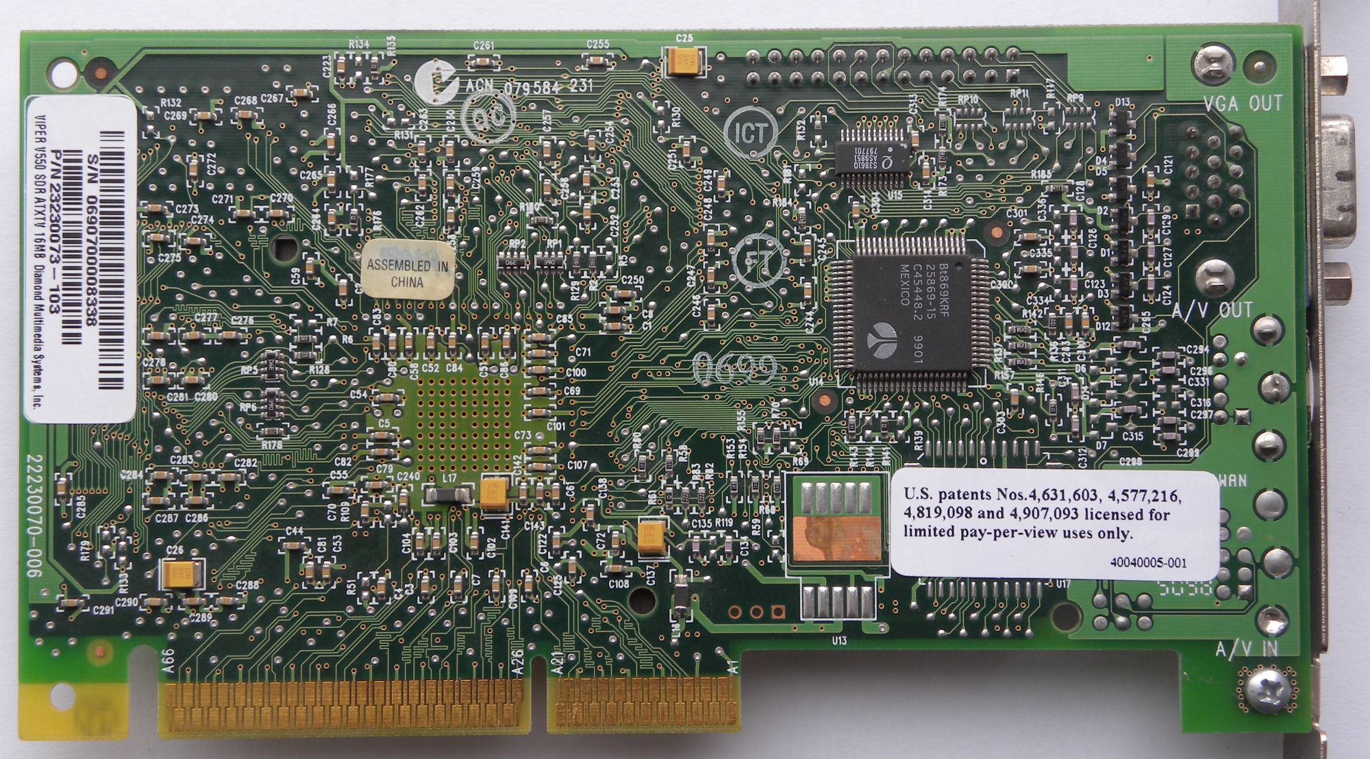 Diamond Viper V550 SDR ATXTV